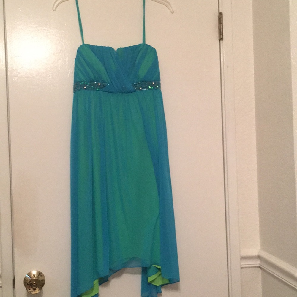 Turquoise dress